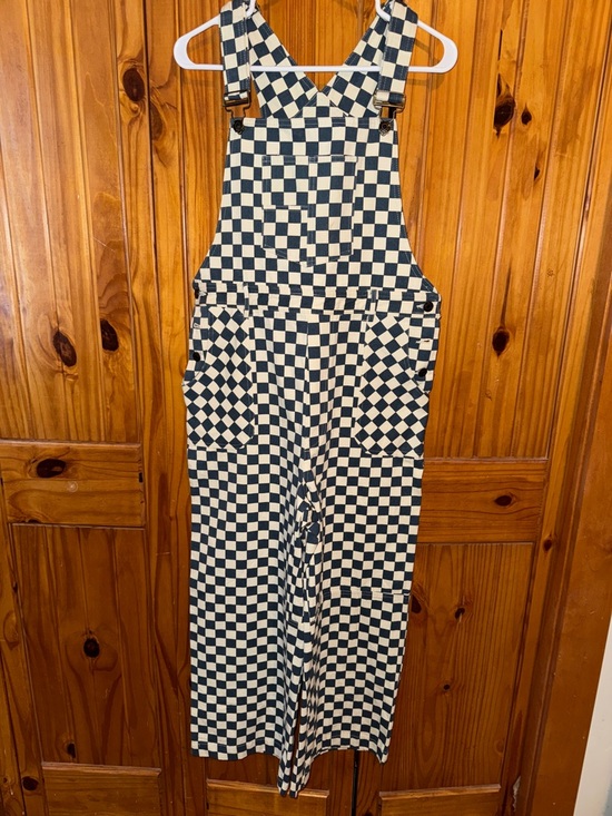 Roolee Denim - Roolee Blue and cream Checkered Women’s Overalls
